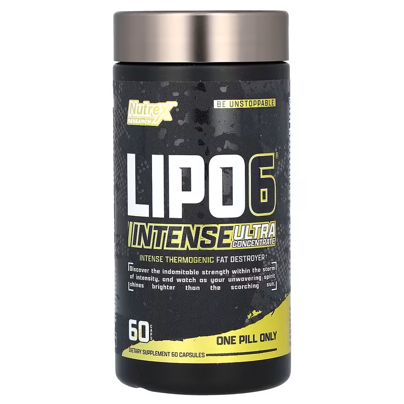 Lipo 6 Black Intense, Ultra Concentrate, 60 Капсул