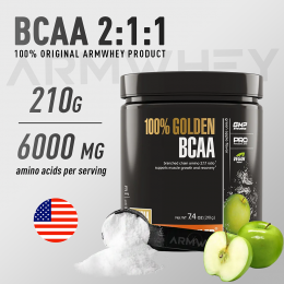 Maxler 100% Golden BCAA, яблоко, 210 г