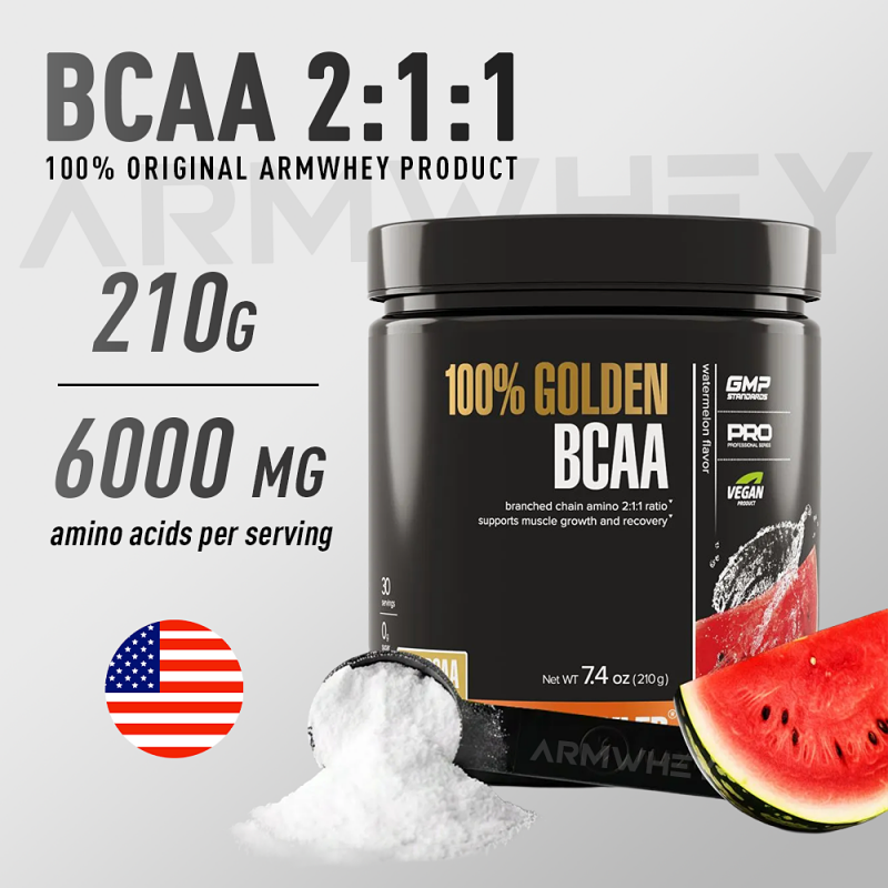 Maxler 100% Golden BCAA, арбуз, 210 г