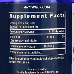 Life Extension, creatine capsules, 120 caps