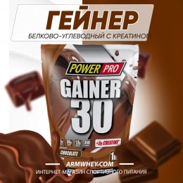 POWER PRO, Гейнер + креатин, Gainer 30