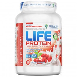 Tree of Life, LIFE Protein, Клубника, 908 г