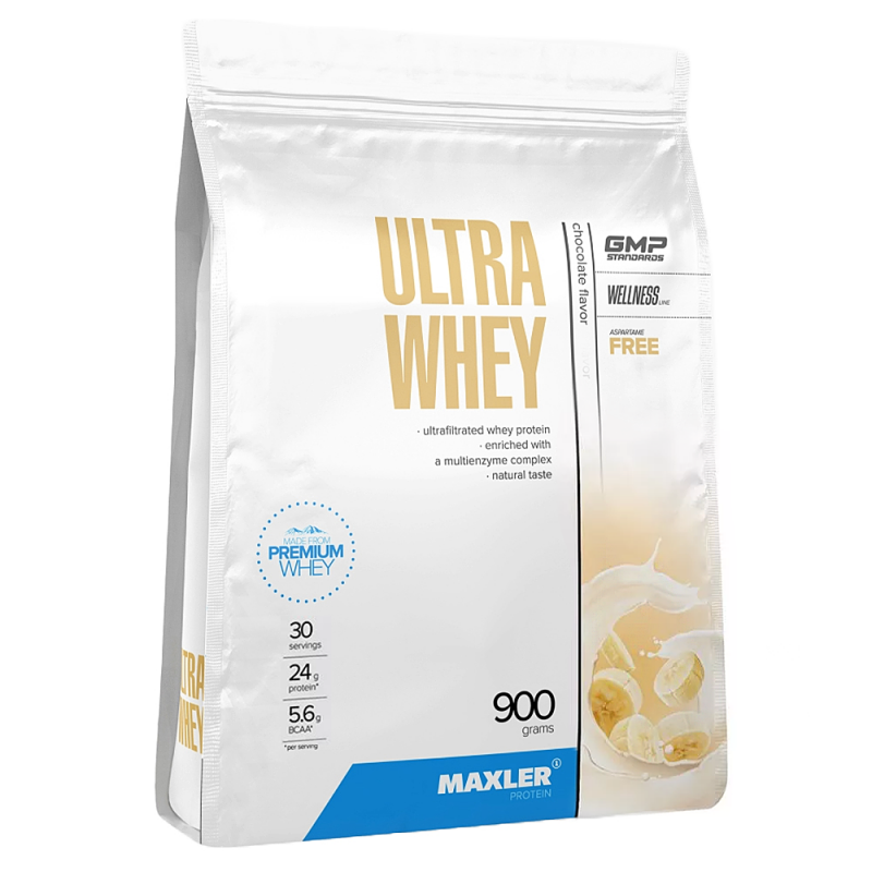 Maxler, Ultra Whey, Банан, 900 г